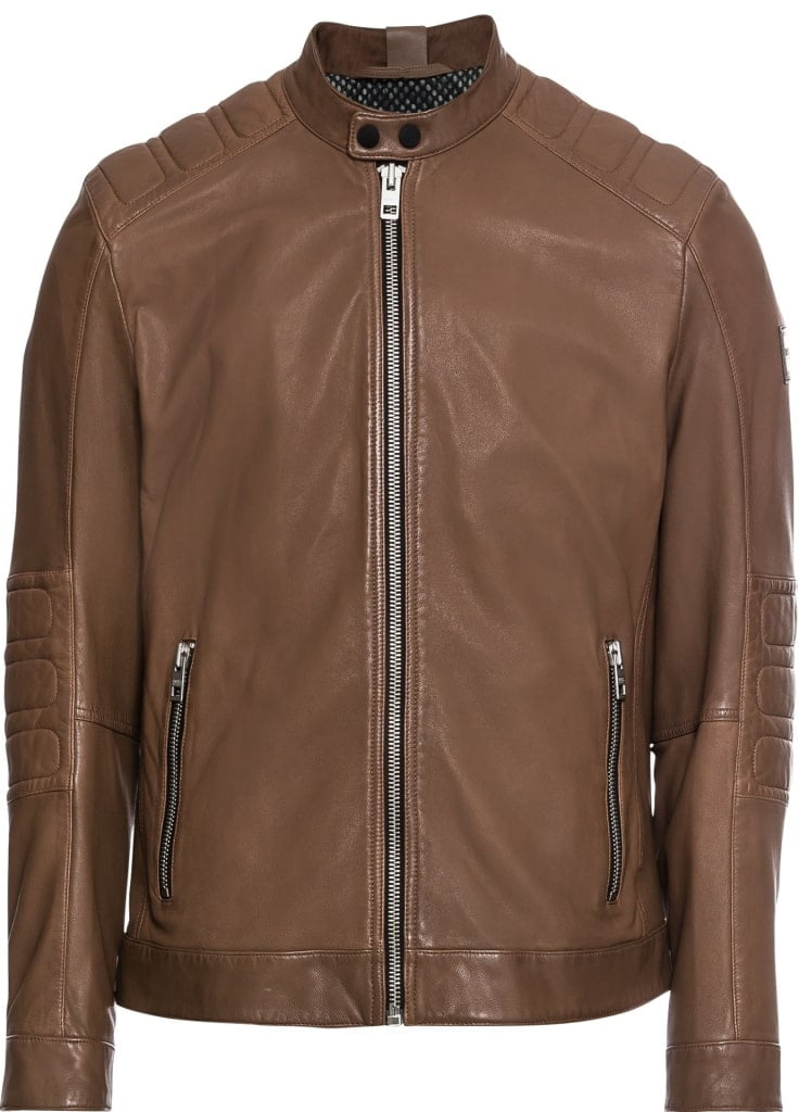 Boss, pánské kožené bundy