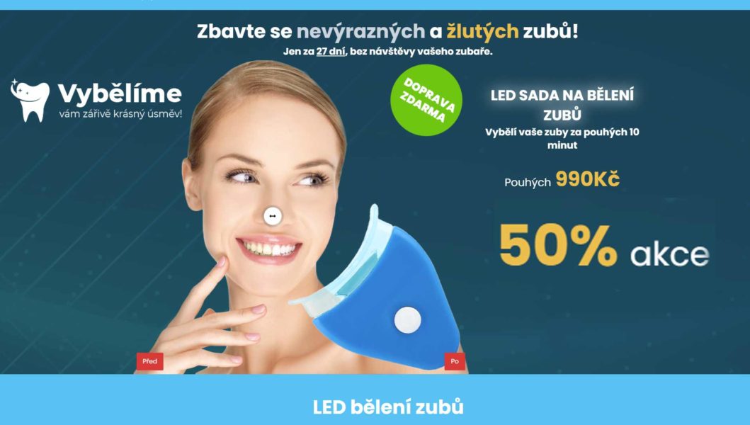 Sada na bělení zubů
