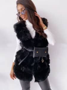 dámská kožešinová vesta